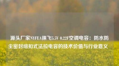 源头厂家NYFEA徕飞5.5V 0.22F空调电容：防水防尘密封纽扣式法拉电容的技术价值与行业意义  