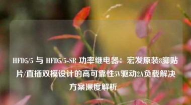 HFD5/5 与 HFD5/5-SR 功率继电器：宏发原装8脚贴片/直插双模设计的高可靠性5V驱动2A负载解决方案深度解析  