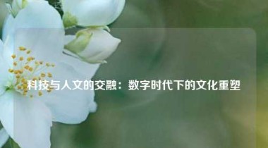 科技与人文的交融：数字时代下的文化重塑