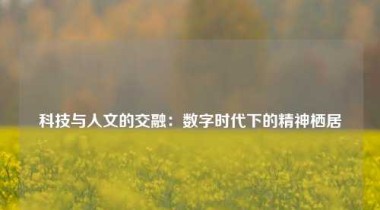 科技与人文的交融：数字时代下的精神栖居