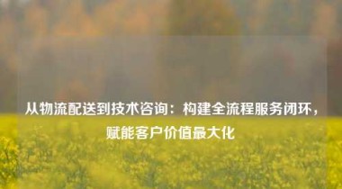 从物流配送到技术咨询：构建全流程服务闭环，赋能客户价值最大化