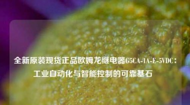 全新原装现货正品欧姆龙继电器G5CA-1A-E-5VDC：工业自动化与智能控制的可靠基石  