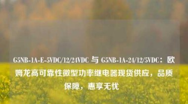 G5NB-1A-E-5VDC/12/24VDC 与 G5NB-1A-24/12/5VDC：欧姆龙高可靠性微型功率继电器现货供应，品质保障，惠享无忧  