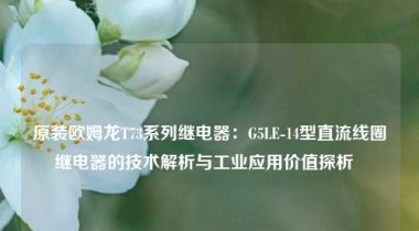 原装欧姆龙T73系列继电器：G5LE-14型直流线圈继电器的技术解析与工业应用价值探析  