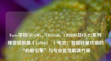 Forte孚特CR14505、CR17450、CR18505及CR-P2系列锂亚硫酰氯（Li-SOCl₂）电池：智能计量终端的“心脏引擎”与专业批发解决方案  
