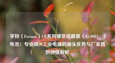 孚特（Fortune）CR系列锂亚硫酰氯（Li-SOCl₂）电池：专业级3V工业电源的源头优势与厂家直供价值解析