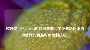 欧姆龙H3YN-2 DC24时间继电器：工业自动化中值得信赖的精准时序控制核心  