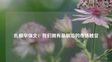 扎根华强北：我们拥有最前沿的市场触觉