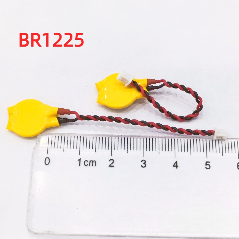 批发原装Panasonic/松下CR1220 BR1225带线1.25插头3V裸电池 现货