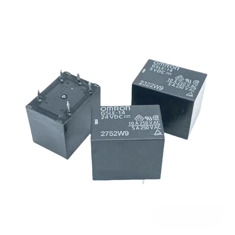原装欧姆龙T73继电器G5LE-14-5VDC 12VDC 24VDC一组转换5脚10A 新