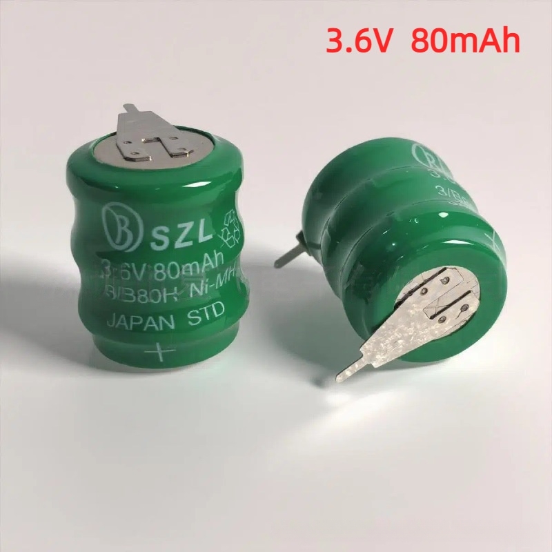 批发Hi-M镍氢3.6V 2.4V 1.2V 40mAh 60mAh 80mAh充电环保水素电池