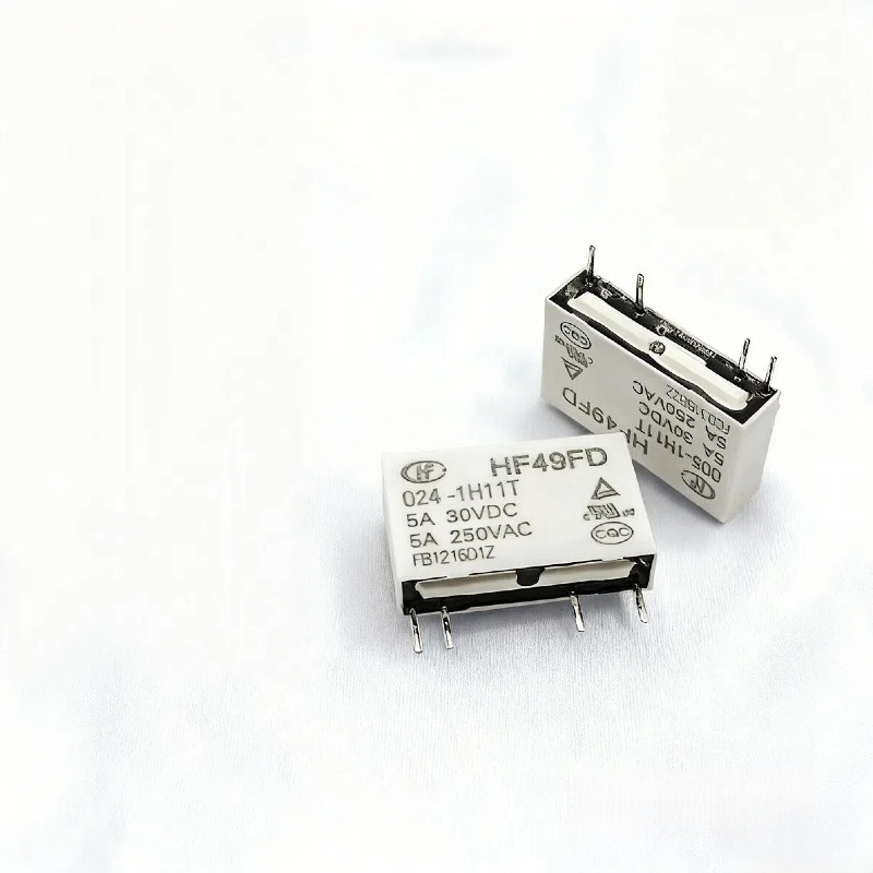 HF49FD-024-1H11T/005VDC/24VDC一组常开5A4脚原装宏发功率继电器