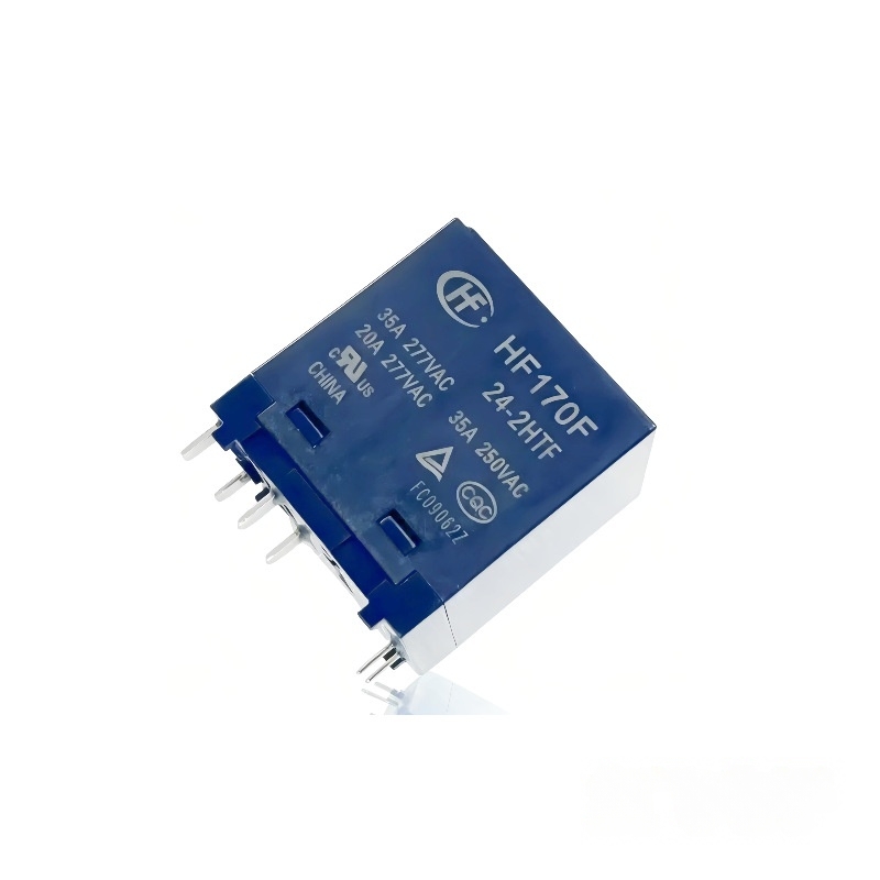 HF170F-12-2HTF HF170F-24-2HTF两组常开6脚40A 宏发太阳能继电器
