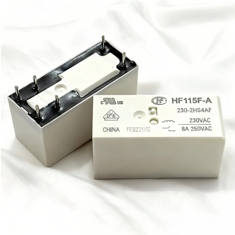 HF115F-A-230-2HS4A F两组常开6脚8A负载 原装宏发功率继电器优惠