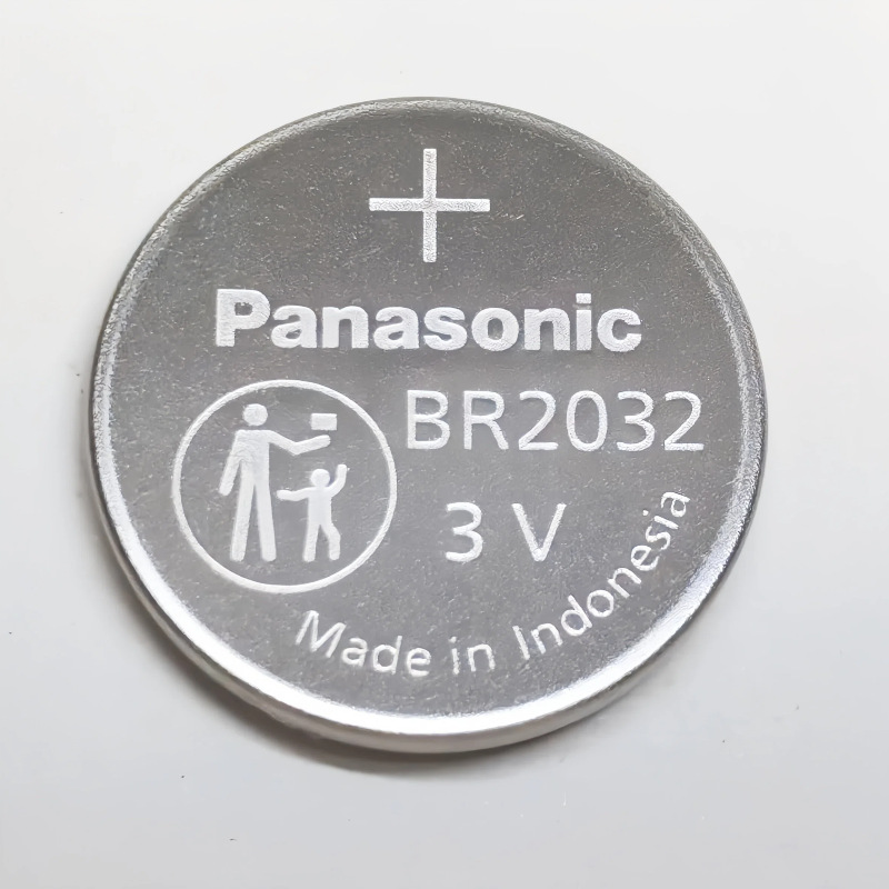 进口松下BR2032智能矿管道PLC工控主板 3V耐高温扣式氟化碳锂电池