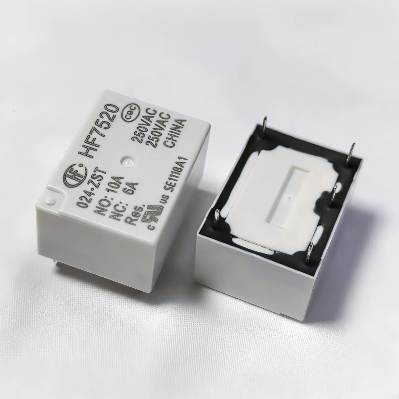 HF7520-024-ZST 005 012VDC一组转换 5脚10 小型大功率宏发继电器