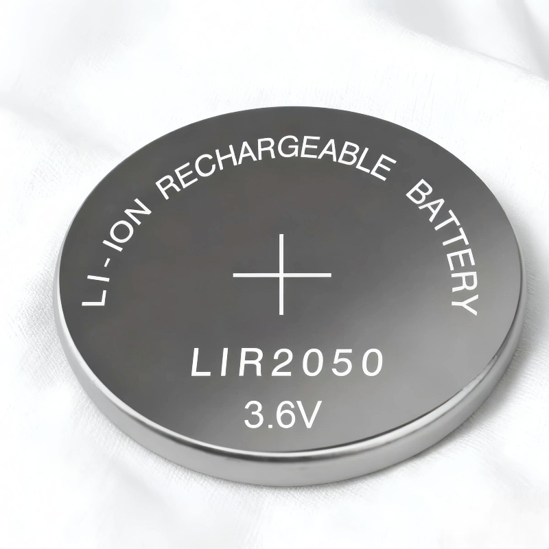 全新LIR2050锂离子扣式充电纽扣电池 3.6V适用蓝牙智能穿戴工控板
