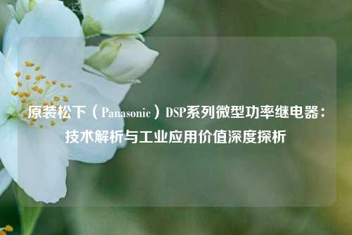 原装松下（Panasonic）DSP系列微型功率继电器：技术解析与工业应用价值深度探析